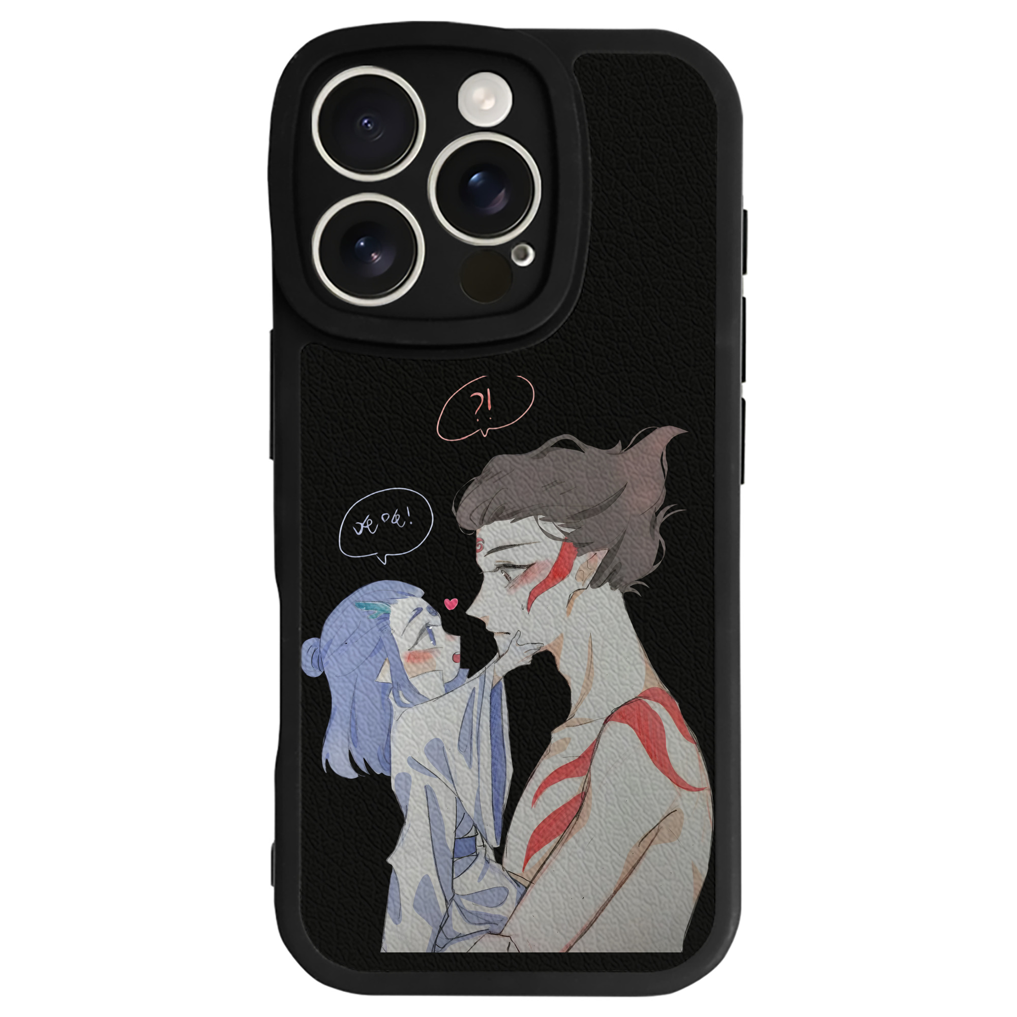 （画像用） Ne Zha 2 ナタ 魔童の大暴れ 【iPhone 16シリーズ対応】シリコンスマホケース（レザー調） 材質：シリコン